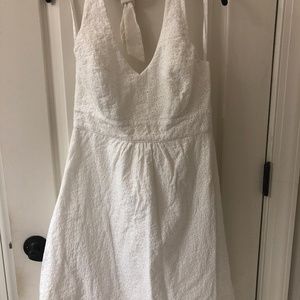 Lilly Pulitzer Joan Reslrt white eyelet dress 10